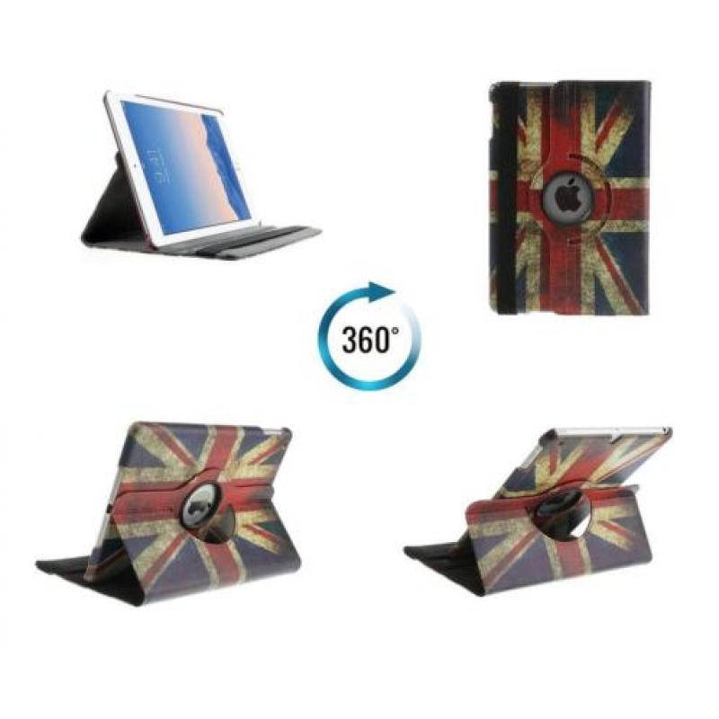 iPad 2 3 4 hoes hoesje 360 graden - UK Engelse vlag