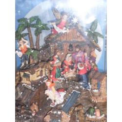 Apart kerst tafereel