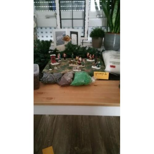 Versiering kerstdorpje