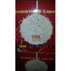 Kerst bol lamp 2x