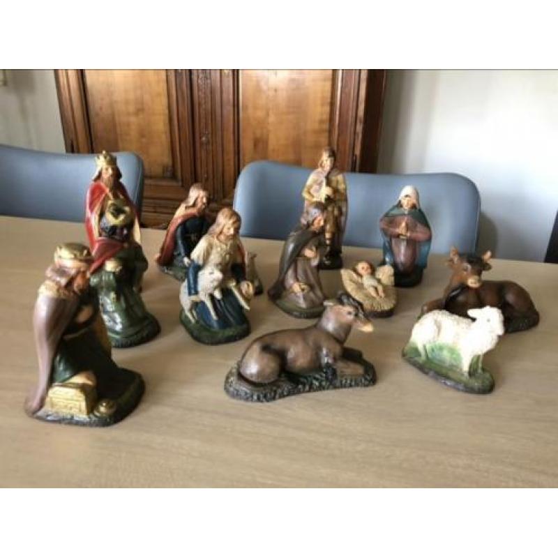 Antieke kerstgroep