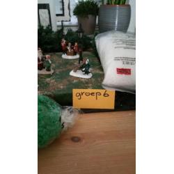 Versiering kerstdorpje