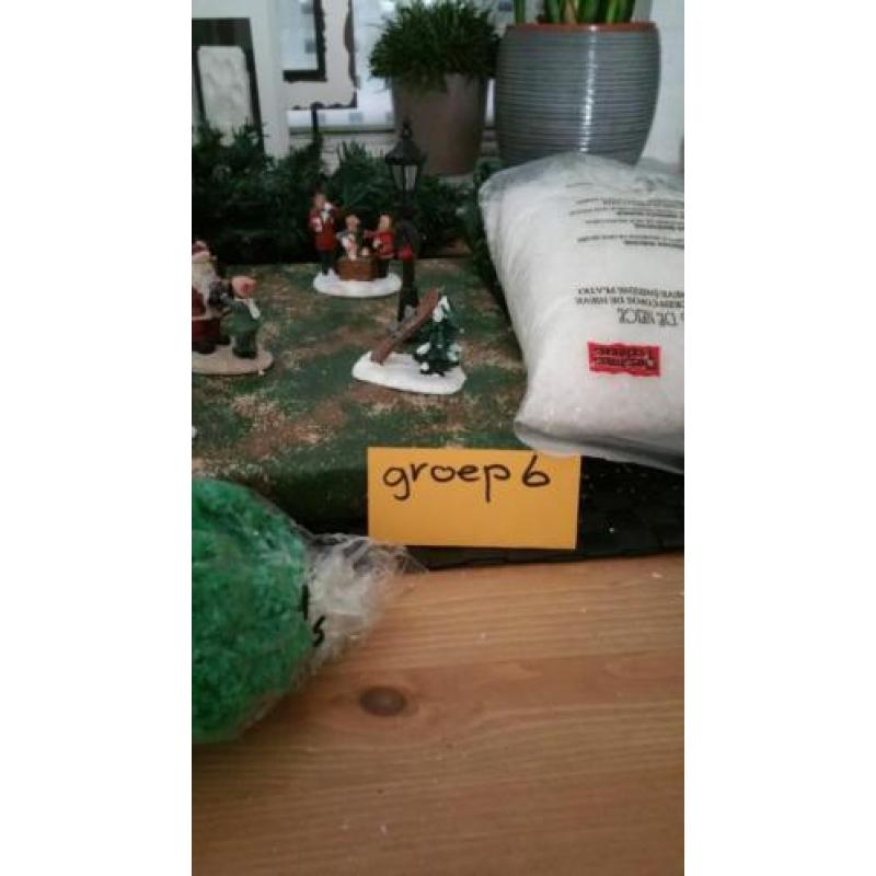 Versiering kerstdorpje