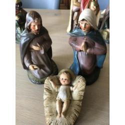 Antieke kerstgroep