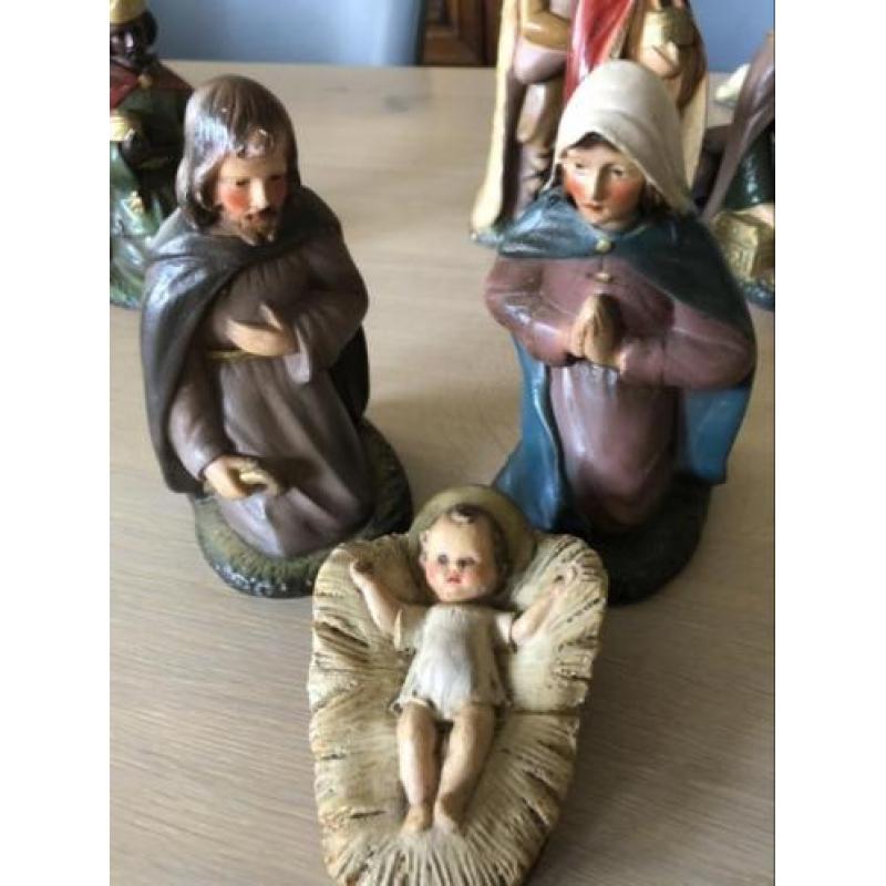 Antieke kerstgroep