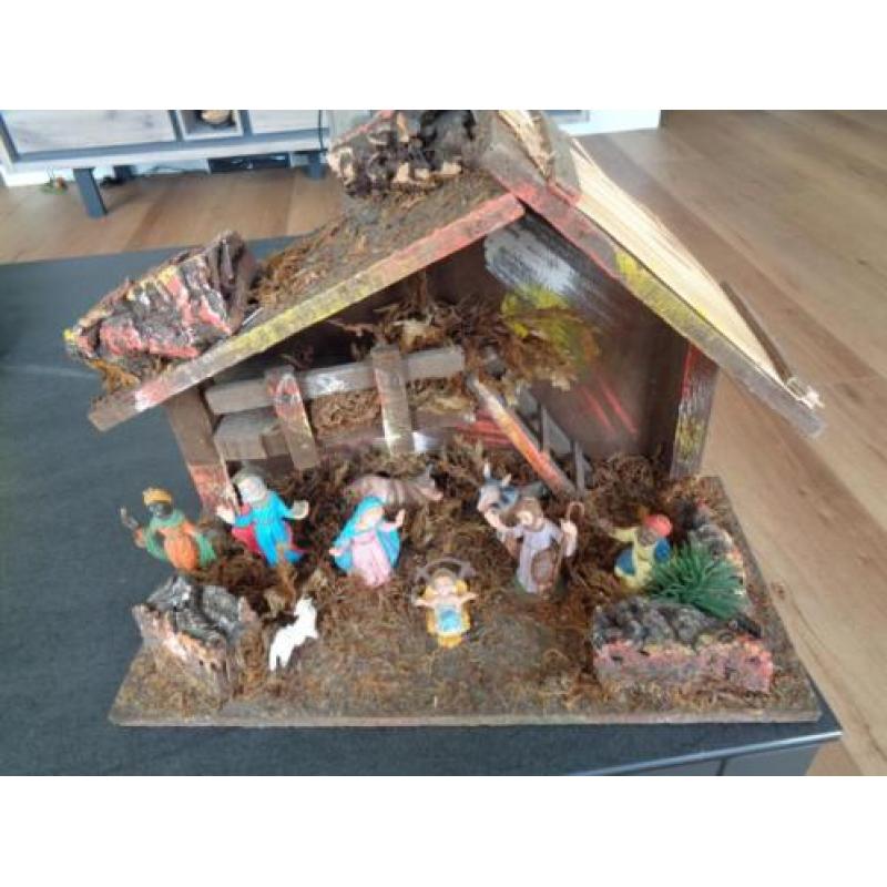 twee kerststallen