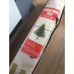 Kerstboom 2m hoog met standaard zie foto decoratie
