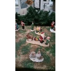 Versiering kerstdorpje