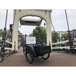 Oude bakfiets te huur