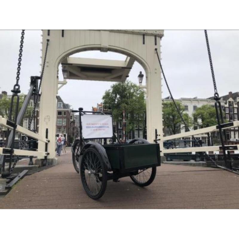 Oude bakfiets te huur