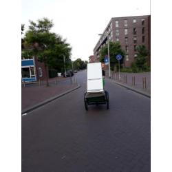 Oude bakfiets te huur