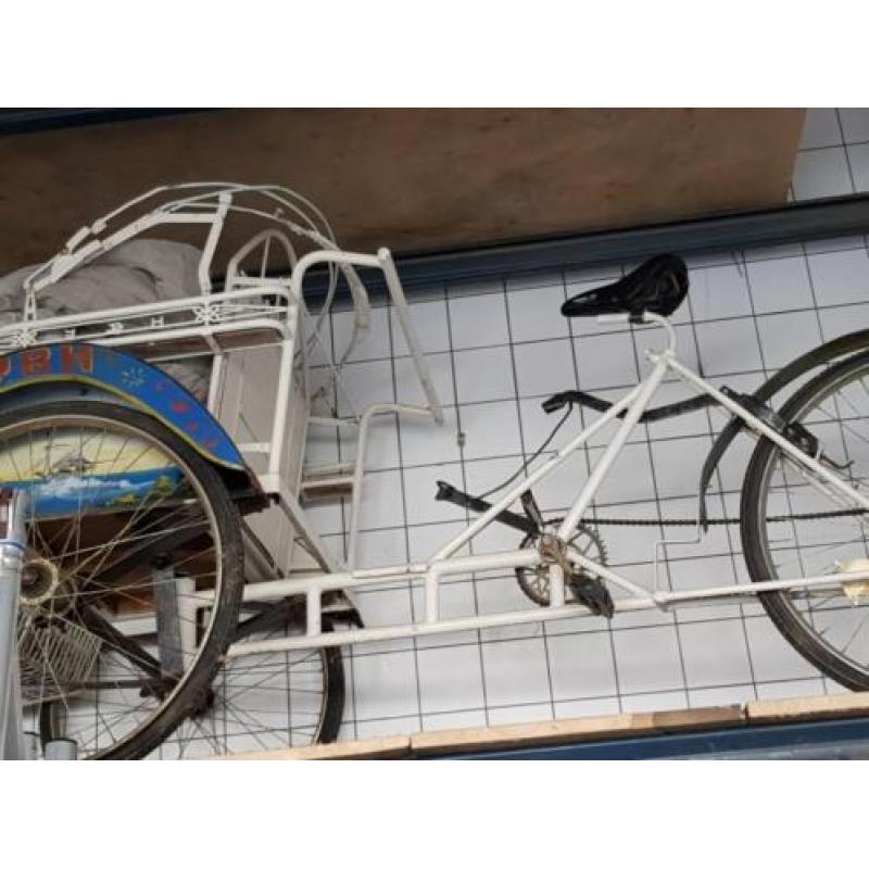 Originele rikshaw fiets - bakfiets - driewieler
