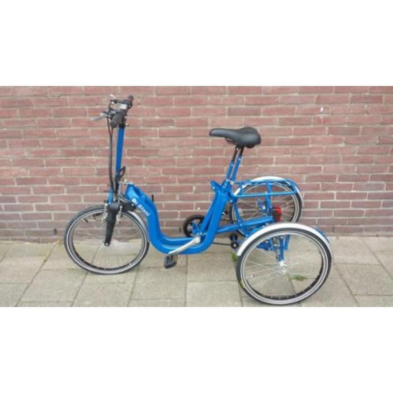 Opvouwbare driewieler di Blasi vouwfiets lage instap