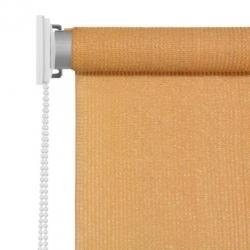 vidaXL Rolgordijn voor buiten 140x140 cm beige