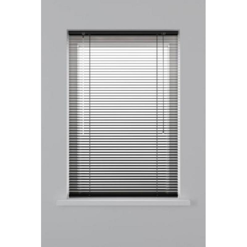 Decosol Horizontale jaloezie aluminium 25mm zwart