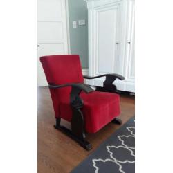 Oude stoel, rokersstoel, stoel, fauteuil