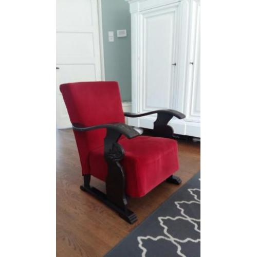 Oude stoel, rokersstoel, stoel, fauteuil