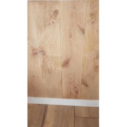 eiken wandpanelen, 5 mm dun, hout strips wandbekleding eiken