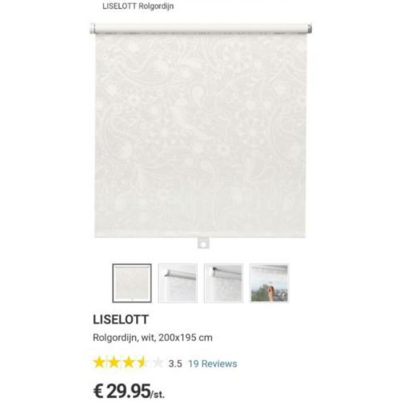 Ikea Liselott rolgordijn