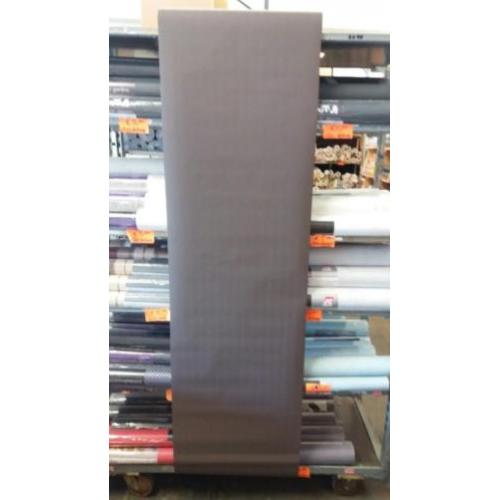 Bruin visgraat-motief vliesbehang €5,50 op=op