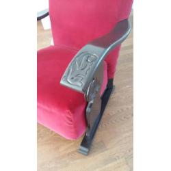 Oude stoel, rokersstoel, stoel, fauteuil