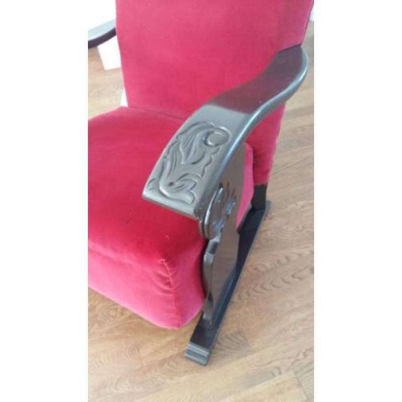 Oude stoel, rokersstoel, stoel, fauteuil