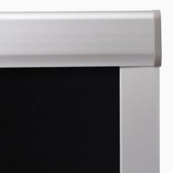 vidaXL Rolgordijn verduisterend zwart P08/408