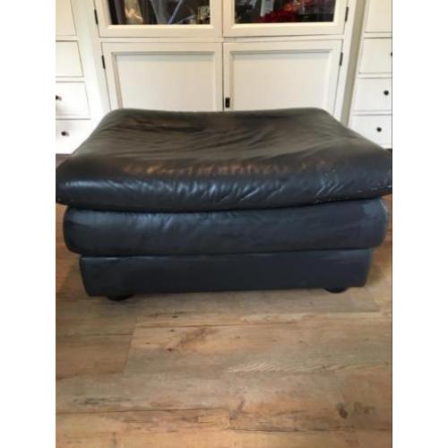 Natuzzi, antraciet, poef/hocker
