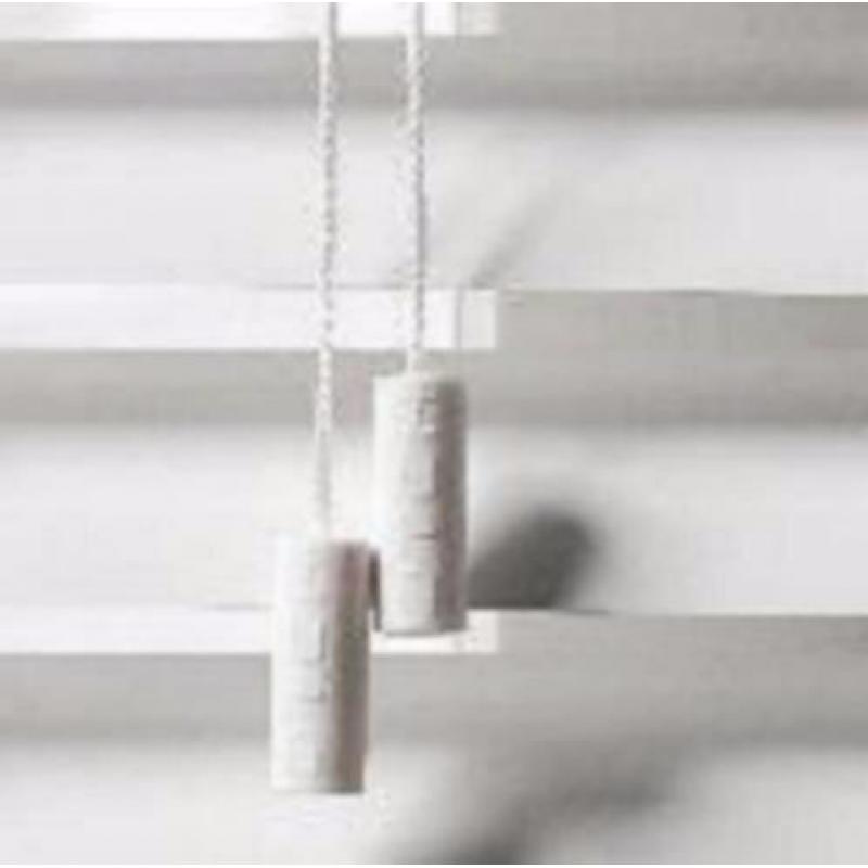 Aluminium jaloezieën 50mm Wit Silver vele maten vanaf €10,50