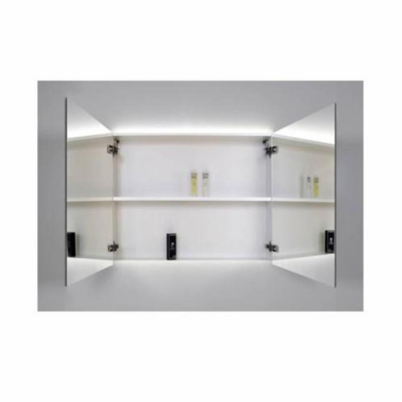 Spiegelkast Sanicare Qlassics Ambiance 80 cm 2 Deuren Zij...