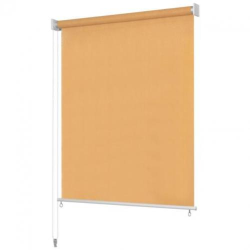 vidaXL Rolgordijn voor buiten 140x140 cm beige
