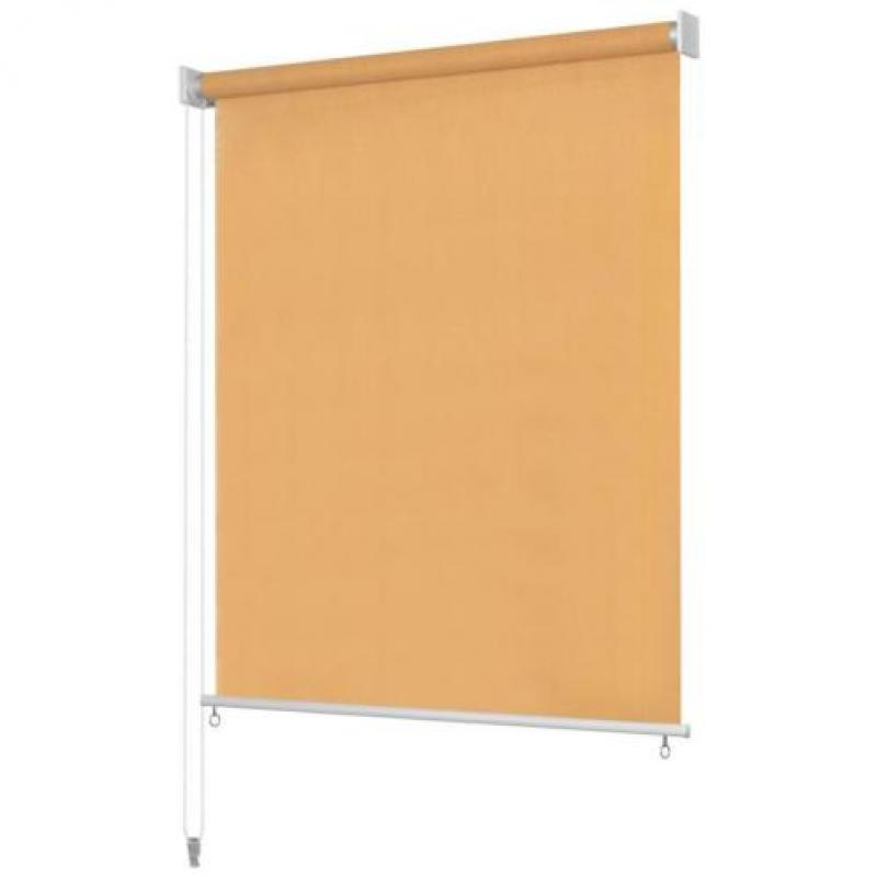 vidaXL Rolgordijn voor buiten 140x140 cm beige