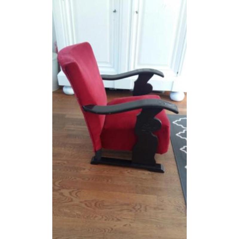 Oude stoel, rokersstoel, stoel, fauteuil