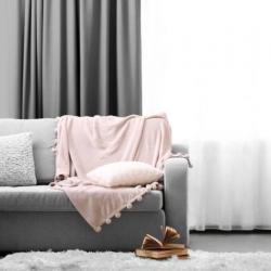 Lifa Living Gordijnen Zilver Grijs Haken - 150 x 250 cm
