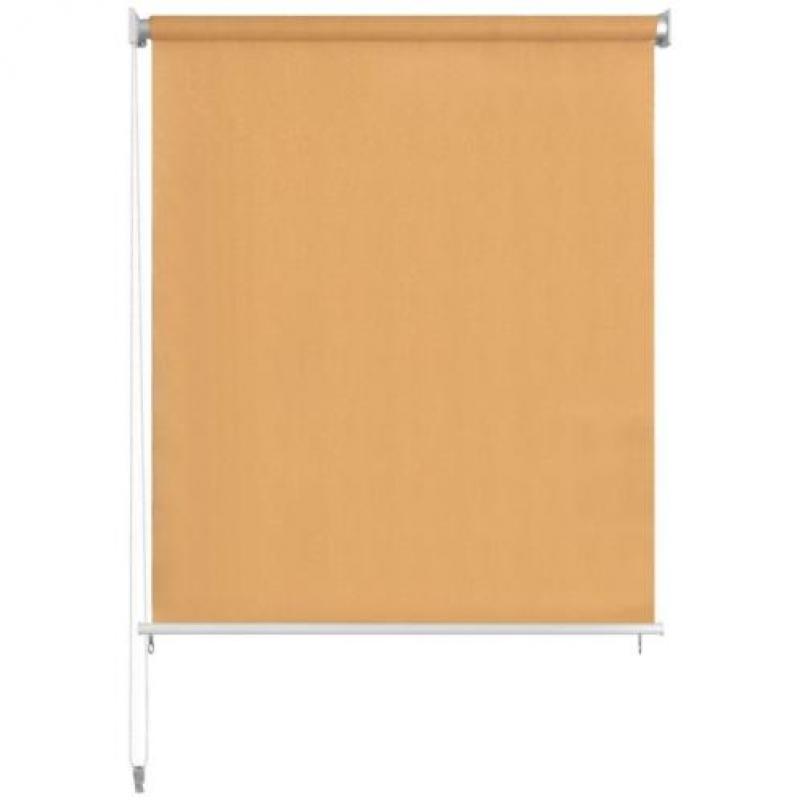 vidaXL Rolgordijn voor buiten 140x140 cm beige