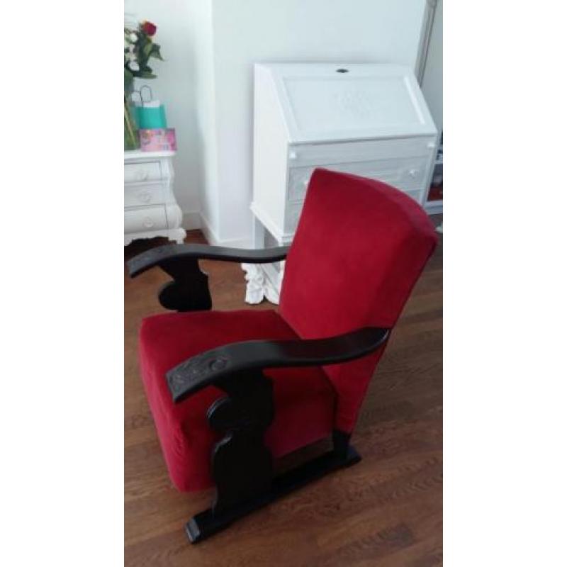 Oude stoel, rokersstoel, stoel, fauteuil