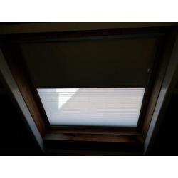 Velux zonwering met plissé en zonverduistering
