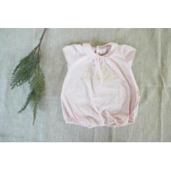 LES BEBES DE FLORIANE | Roze Pakje met Ruches | Maat 50/ 56