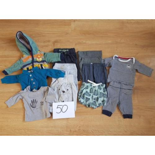 Kledingpakket baby jongen maat 50, noppies imps&elfs