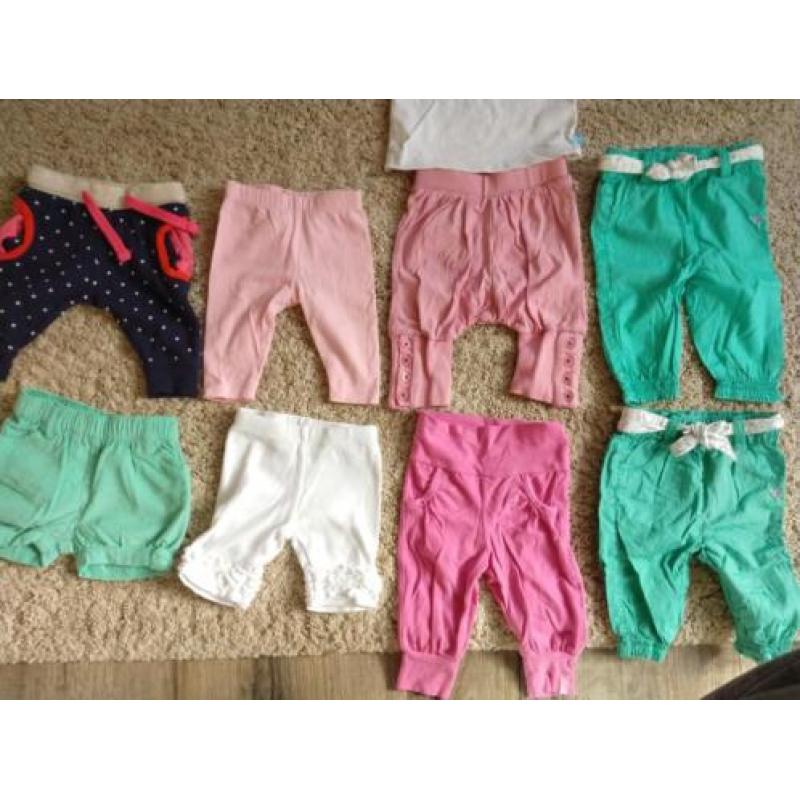 Rompers lange mouw roze maat 50/56 meisje