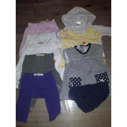 Pakket babykleding meisje maat 50/56. Oa noppies/name it