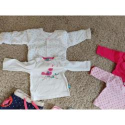 Rompers lange mouw roze maat 50/56 meisje