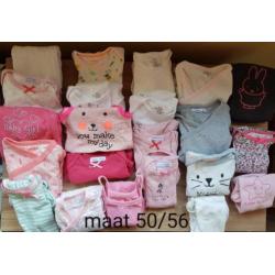 Babykleding maat 50/56 meisjes