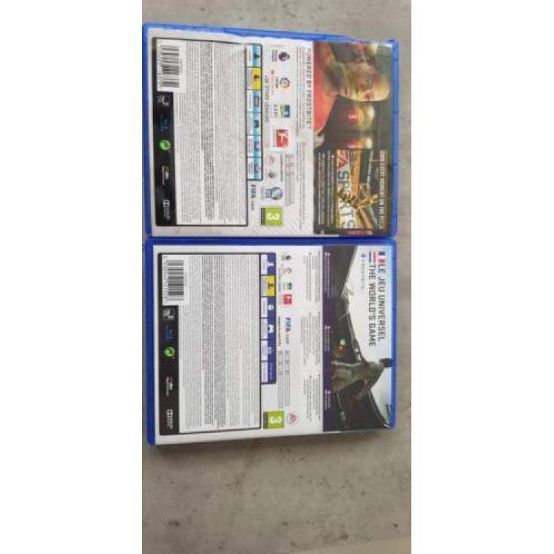 FIFA 17 en FIFA 18 te koop voor PS4