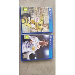 FIFA 17 en FIFA 18 te koop voor PS4