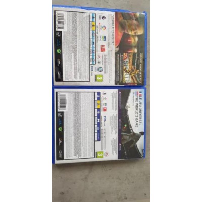FIFA 17 en FIFA 18 te koop voor PS4