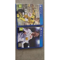 FIFA 17 en FIFA 18 te koop voor PS4