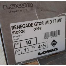 Lowa Renegade GTX maat 44.5 nieuw!