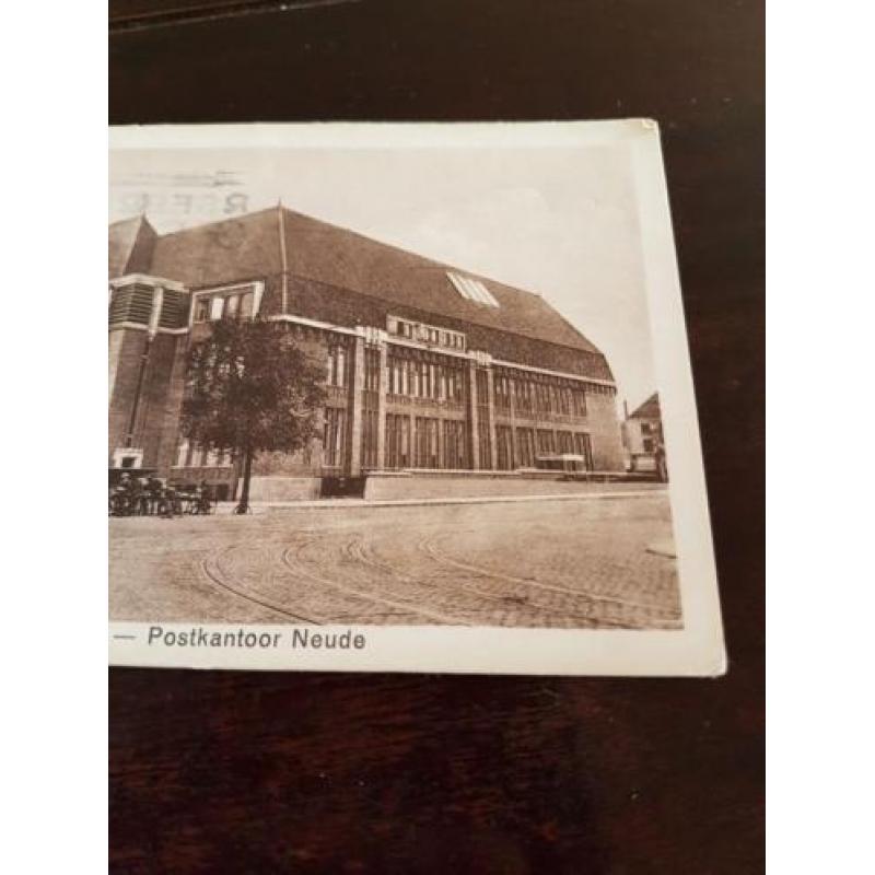 Ansichtkaart Utrecht postkantoor neude