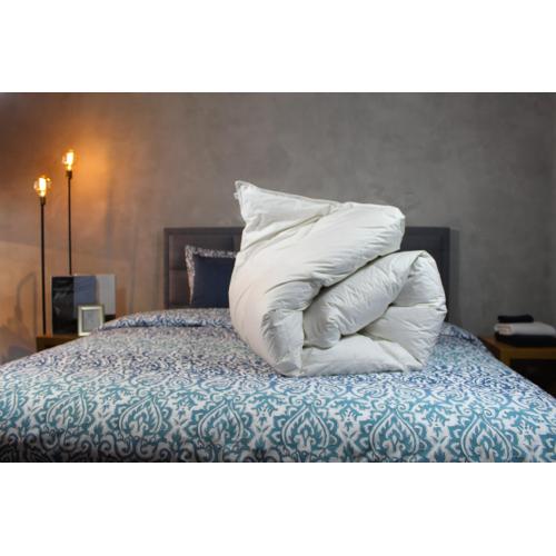 Nuvaro Gold 4-Seizoenen Ganzendons dekbed - 100% eerlijke dons, Handgemaakt in NL - BESTE DEKBED 2023 ! 240 x 200 cm - Lits-jumeaux